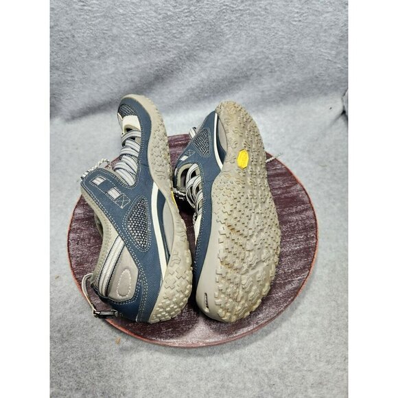 Mens Vibram Sole Hybrid Hiking Shoes Size 10 Athletic Outdoor Footwear Beige & B